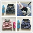 thumbnail image 4 of Pet Mesh Soft Harness With Leash Small Animal Vest For Hamster Rabbit Bunny，pink, 4 of 4