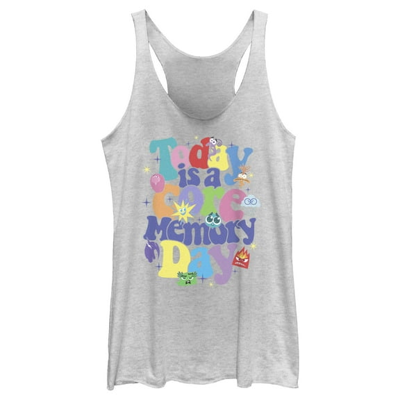 Women's Inside Out 2 Today Is a Core Memory Day Racerback Tank Top
