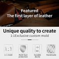 thumbnail image 5 of Funda de cuero para mando a distancia Compatible con Renault Megane Scenic Laguna Koleos Clio funda protectora sin llave para coche con Control remoto TUNC Sencillez, 5 of 5
