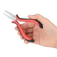 thumbnail image 6 of 1pc Carbon Steel Flat Nose Pliers Polishing Gunmetal 127mm, 6 of 7