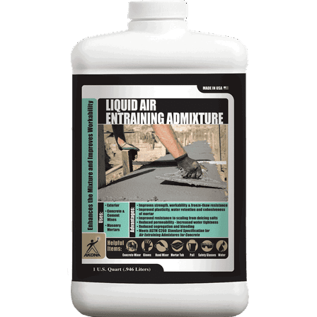 AKONA Liquid Air Entraining Concrete Admixture, 1 Quart