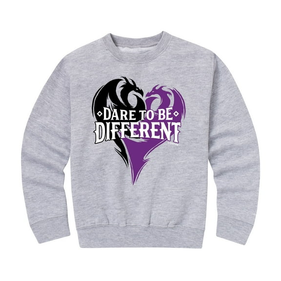 Descendants - Dare The Different - Toddler And Youth Crewneck Fleece Sweatshirt