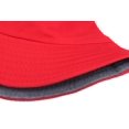 thumbnail image 3 of yunLCZ Fishing Hat Sun Hats for Men Women Bucket Hat UPF 78+ Boonie Hat Foldable UV Protection Hiking Beach Fishing Summer Safari cotton Red One Size, 3 of 5