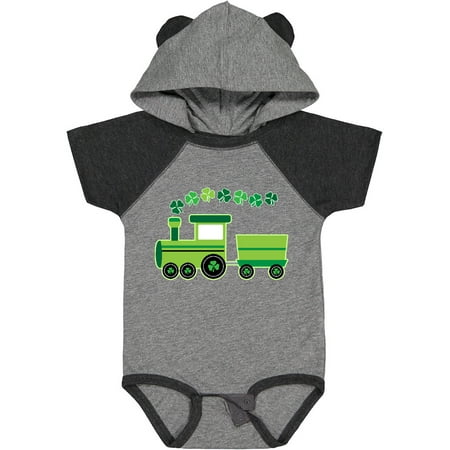 

Inktastic St Patricks Irish Shamrock Train Gift Baby Boy or Baby Girl Bodysuit