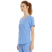 Scrubstar Women's Core Essentials Sweetheart V-Neck Scrub Top, Sizes XS-3L