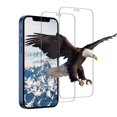 thumbnail image 1 of 2 pack de vidrio templado protector de pantalla Iphone X/ Iphone Xs, vidrio templado premium 9h dureza, 2pcs Afortunado Sencillez, 1 of 5