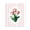 Pink Tulips Striped Background, variant on Stupell Industries French Country Vibrant Magenta Tulips Canvas Art, 16 x 20, by Diane Neukirch