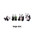 thumbnail image 4 of Bewildely decorativa de Panda de 4 Uds., adornos lindos, accesorio de Animal, miniaturas de simulación de paisaje, regalo de Micro Decoración del hogar Grande, 4 of 6