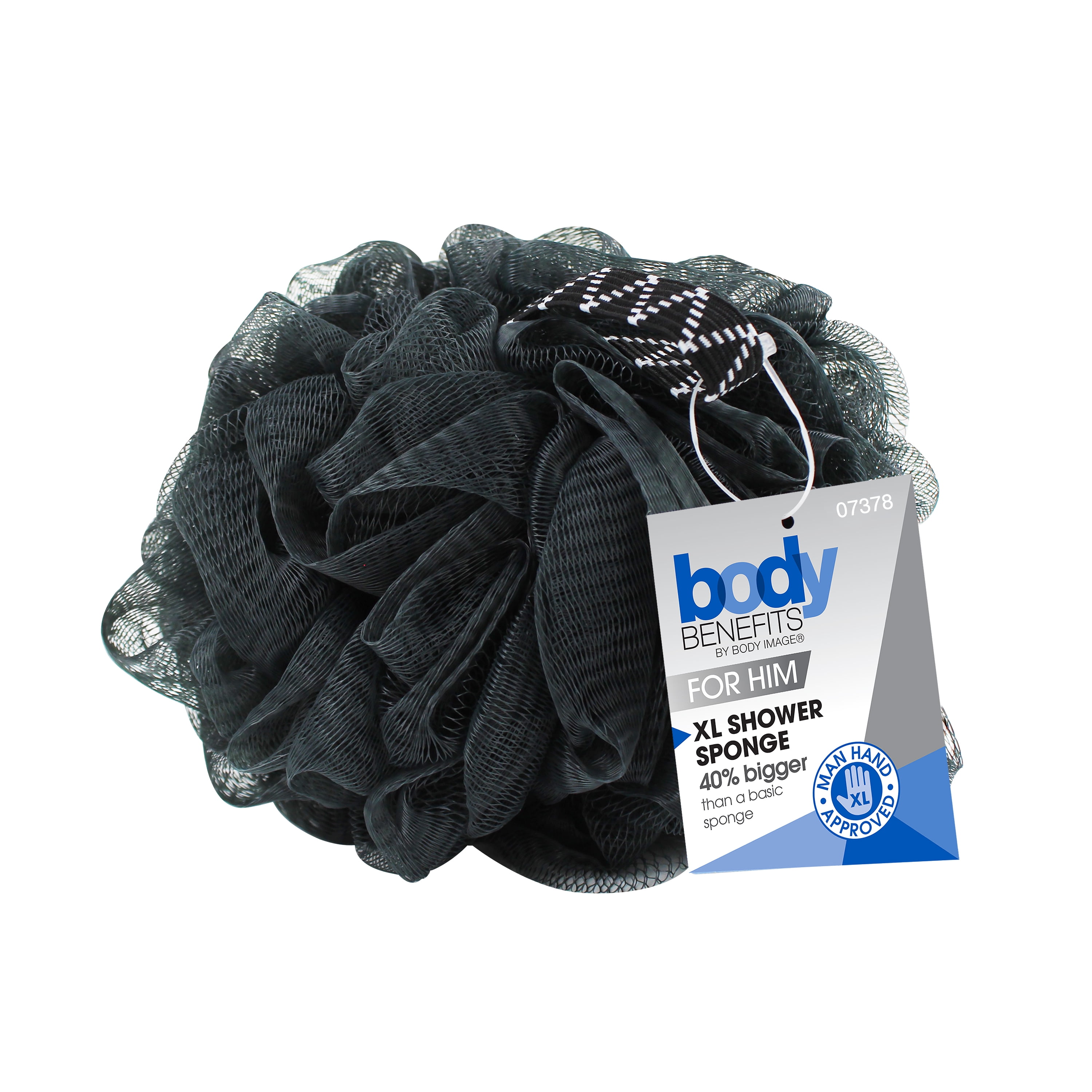 (4 pack) Body Benefits Mens XL Shower Body Loofah, Color May Vary