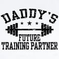 thumbnail image 2 of CafePress - Daddy's Future Training Partner Body Suit - Long Sleeve Cotton Baby Bodysuit, 2 of 4