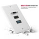 thumbnail image 1 of Hd Usb Socket Abs Us 3 Puertos Vga Usb30 Socket Adaptador de Panel de Montaje en Pared Enchufe de Pared, 1 of 8
