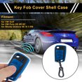 thumbnail image 2 of Funda de llave de coche de TPU azul única para VW Golf - Funda de control remoto de 3 botones, 2 of 6