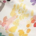 thumbnail image 3 of Manfei Kawaii Lemur Print Bathroom Curtain 72x84 for Teens, Cartoon Cute Animal Bath Curtain, Watercolor Flower Floral Shower Curtain 72x84, Bedroom Decor, Waterproof, 3 of 6