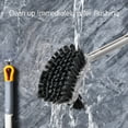 thumbnail image 6 of Toilet Cleaning Brush Toilet Brush - Ergonomic Long Handle Cleaning 19.29 X.36In, Xinsrenus Under $5! Toilet Cleaning Brush Toilet Brush, 6 of 7