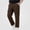 Coffee, variant on DJDLJWCJ Boys School Uniform Pants Comforty Elastic Waist Straight Cargo Pants Solid Color Side Pocket Casual Trousers Khaki Size 5T