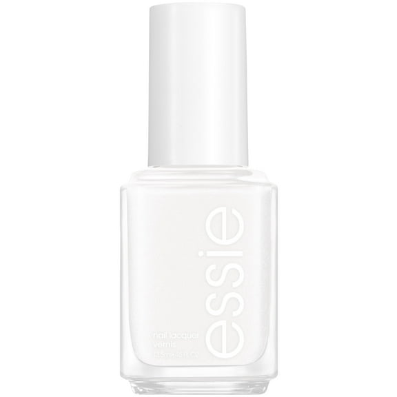 Essie Salon-Quality Nail Polish, Vegan, White, Stay Fluid, 0.46 fl oz
