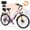 Pink, variant on ESKUTE C200D Electric Bike for Adults – 1300W Peak Motor, 28MPH Step-Thru Ebike, 840Wh Removable Battery , Up to 70 Miles, 26" Tires, 7-Speed White, UL2849