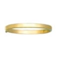 thumbnail image 2 of Auriga Fine Jewelry 18K Yellow Gold Polished Flat Edge 6.1mm Hinged Bangle for Women, 2 of 6