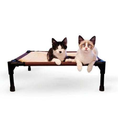 Comfy Pet Couch - K&H Pet Products Comfy Pet Cot, Mocha/Tan, 17