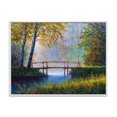 thumbnail image 1 of Designart Morning Sunlight and The Awakening Spring Forest FLOAT FRAME WALL ART, 1 of 4