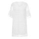 thumbnail image 2 of VISgogo, vestido de manga corta con volantes para mujer, doble capa, Color sólido, cuello en V, informal, verano, línea A, vestido de gasa para fiesta VISgogo  moda, 2 of 9