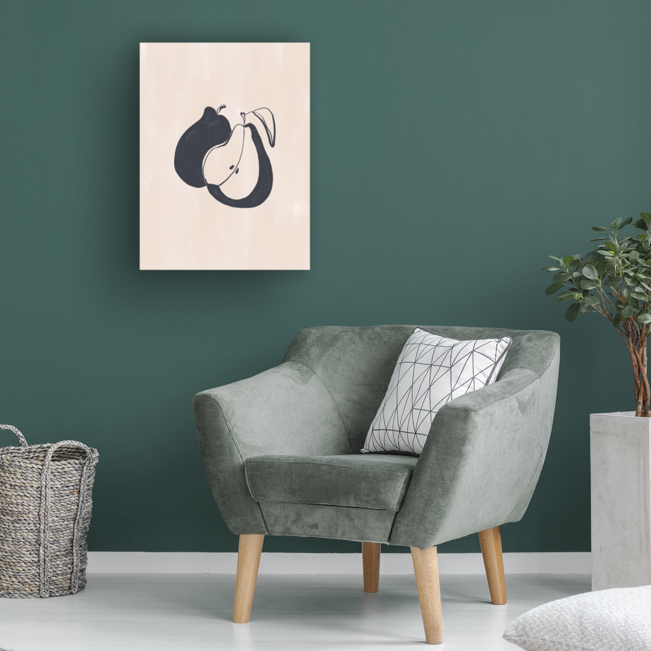 Trademark Fine Art Ivy Green Illustrations Pears Canvas Wall Art