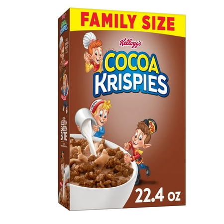 Kellogg's Cocoa Krispies Original Cold Breakfast Cereal, 22.4 oz
