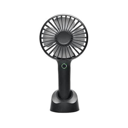 

Topboutique Handheld Mini Fan USB Rechargeable Desk Fan Battery Operated Personal Cooling Fan Black