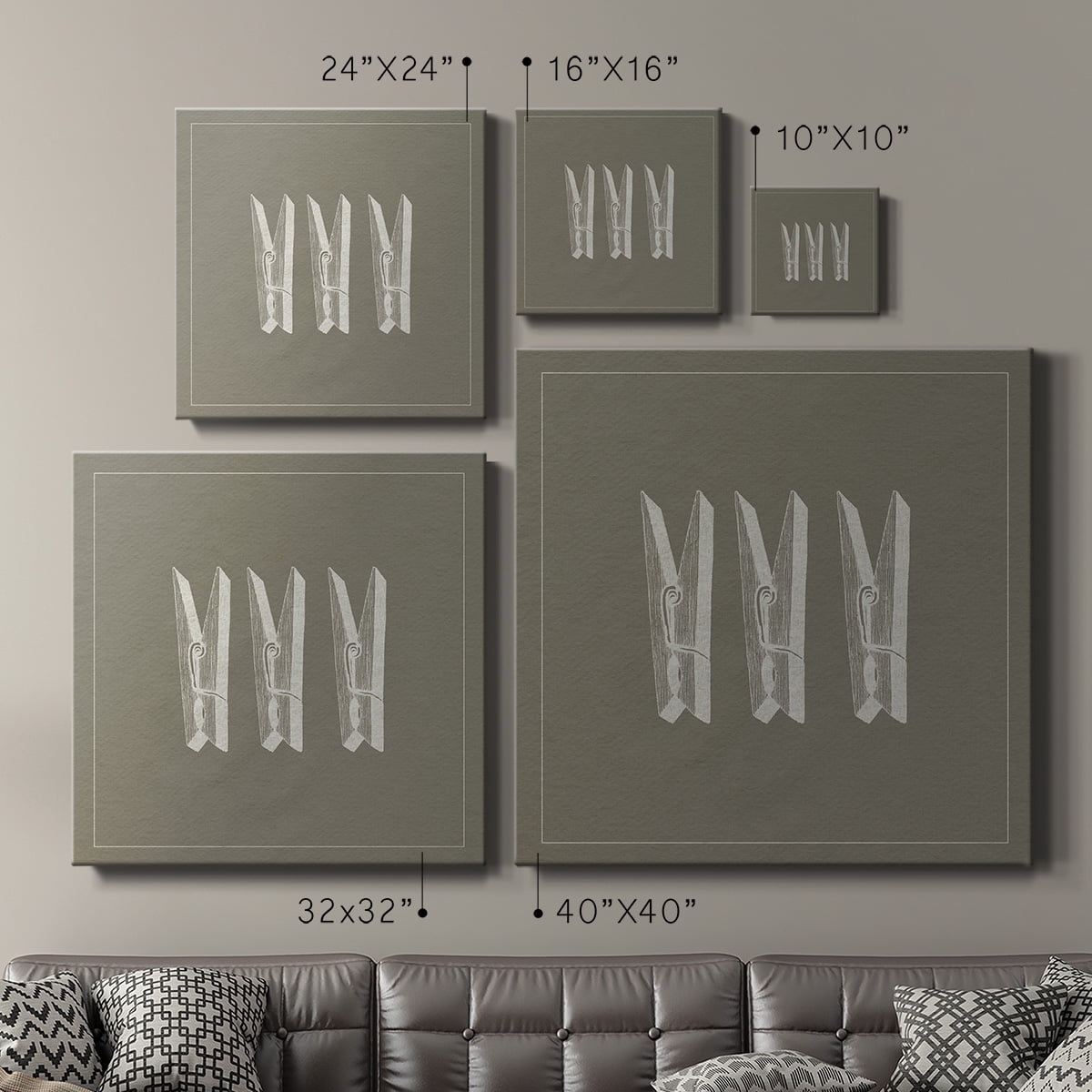 Wexford Home Laundry Tips VI-Premium Gallery Wrapped Canvas, 40" x 40" - Ready to Hang