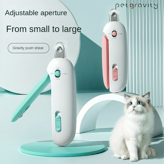 Xihbxyly Cortaúñas Ajustable para Mascotas, Diseño Seguro de Orificios Redondos, Tijeras Pequeñas Fáciles de Usar, Agarre Cómodo, Herramienta de Aseo para Mascotas, Perfecto para Todos Los Tamaños de