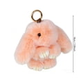 thumbnail image 3 of Bunny Lulu Keychain Plush, Handmade Soft Bunny Charms, Fluffy Plush Keychain for Bags & Backpacks, Cute Easter Bunny Keychain, Gifts for Women, 3 of 7