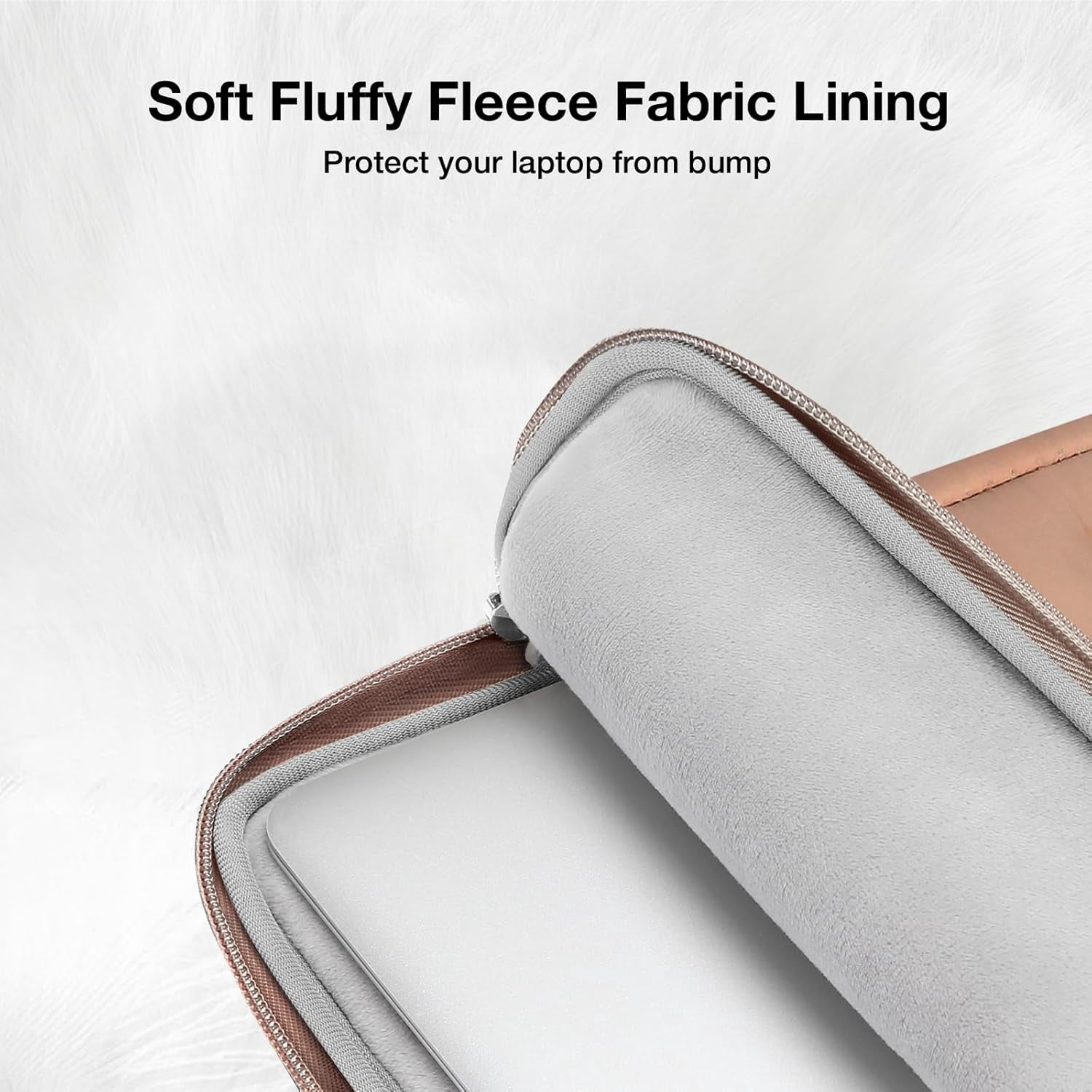 MOSISO 13-14 inch Laptop Case, 13.3 inch Puffy Laptop Sleeve Compatible with MacBook Air 13 13.3 13.6/Pro 13/14, HP, Dell, ASUS, Lenovo, Rectangle Quilted Puffer Computer Bag for Women