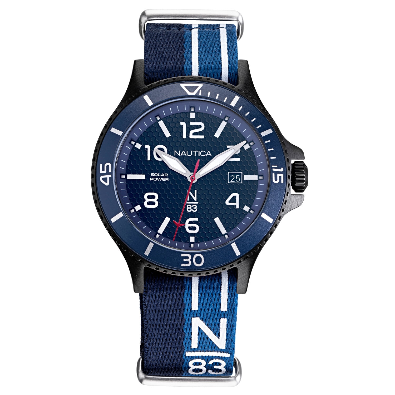 Nautica Watch NAPCBS903 Cocoa Beach Calendar, Slip Thru Strap, Water