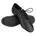 thumbnail image 2 of Botas de rumba de suela blanda para baile sin costuras, zapatos de baile de jazz livianos para hombres, mujeres y adultos, 2 of 8