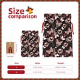 thumbnail image 3 of Pofeuu Butterfly Print Burlap Bags with Drawstrings Drawstring Gift Bags Pouch Bag for Thankgiving Birthday Party Gift Wrapping Treats and Party Favors-Medium, 3 of 9