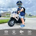 thumbnail image 4 of Hikiddo 6V Kids Motorcycle, Electric Ride on Toys Police Motorcycle for Toddlers with Music, Training Wheels, 4 of 8