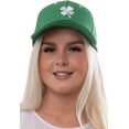 thumbnail image 2 of Adults Saint Patrick's Day Green Shamrock Baseball Hat, 2 of 2
