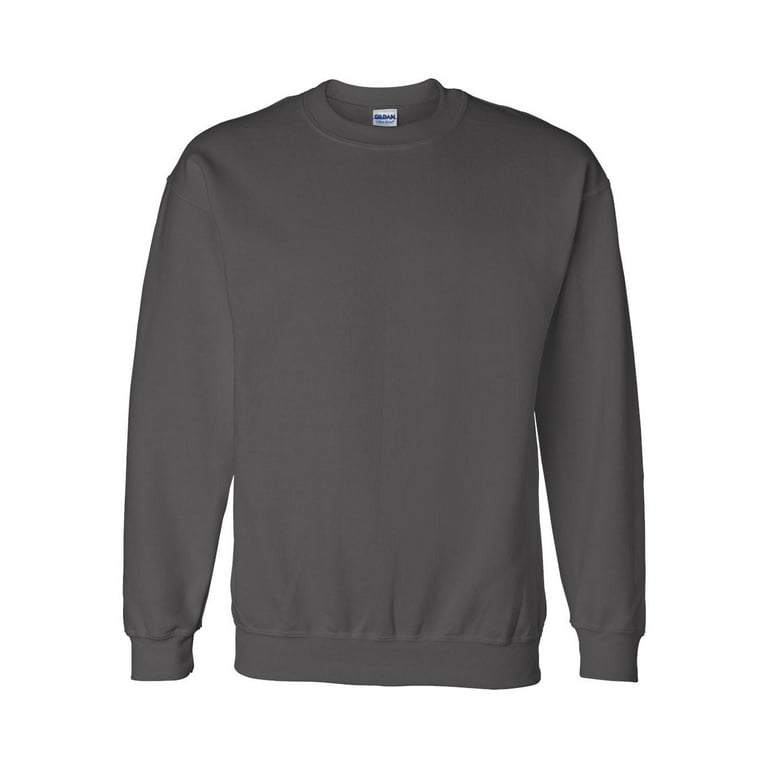 Gildan - DryBlend Crewneck Sweatshirt - 12000 - Charcoal - Size: L ...