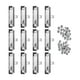 thumbnail image 5 of 12 clips para portapapeles, soporte para placa de papelería, hardware de 3,94 pulgadas, clips para tablero de archivos de con resorte de Zulema Clips de portapapeles montables, 5 of 8