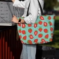 thumbnail image 6 of Rocae Hand Drawn Strawberry for Large Women's Waterproof Beach Bag Tote with 7 Pockets Pool Bag for Travel Gym Vacation, 6 of 6