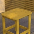 thumbnail image 4 of Merrick Lane Poly Resin Indoor/Outdoor All-Weather Adirondack Side Table in Yellow, 4 of 12