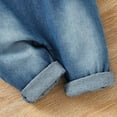 thumbnail image 6 of UAMVSH Baby Boy Girl Denim Overalls Toddler Infant Embroidered Cute Jumpsuit Fashion Casual Jean Romper with Pocket, 6 of 6