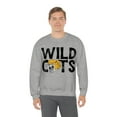 thumbnail image 3 of Vintage Wildcats Mascot Sweatshirt Wild Cat Fan Long Sleeve Shirt Grey Large, 3 of 10