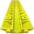 thumbnail image 2 of Mini Drop Trak Cable & Hose Protector - Channel Size: 1"W x 0.5"H - Yellow - 3 Pack, 2 of 3
