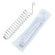 thumbnail image 2 of Cesta de comida para pájaros y loros, dispensador de frutas colgante de acero inoxidable, soporte para verduras, jaula para pájaros, accesorios de alimentación para periquitos, cono (2, 2 of 5