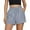 Blue, variant on Striped Summer Shorts - High Waist Elastic Beach Casual Shorts, Yellow Striped Shorts for Women High Waisted Beach Casual Pull on Elastic Waist Summer Shorts with Pockets