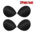 thumbnail image 1 of 2 Pair Sticky Push Up Adhesive Invisible Backless Bra Magic Nipple Covers Strapless Bra, 1 of 8