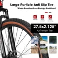 thumbnail image 3 of Mountain Bike 27 Inch Wheels with 21-Speed, Trail Commuter City Mountain Bike with Disc Brakes and Thumb Shifter, Aluminium Frame Bicycles with Front Fork Suspension, for Men Women, 3 of 7