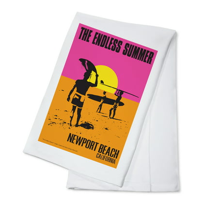 Newport Beach, California - The Endless Summer - Original Movie Poster (100% Cotton Kitchen (Best Mexican Food Newport Beach)