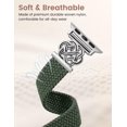 thumbnail image 4 of Wearlizer Slim Braided Magnetic Band Compatible with Apple Watch Band 38/40/41/42/44/45/46/49mm Women, Thin Stretchy Nylon Celtic Knot Dressy Strap for iWatch Series 11 10 9 8 7 6 5 4 SE Ultra 3 2 1, 4 of 8
